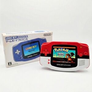 Nintendo Game Boy Advance - Red & White